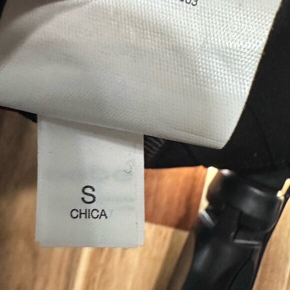 BEBE Black Metallic Bandage Crop Top – S – Y2K Glam - Picture 8 of 11